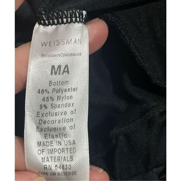 Weissman adult women’s dance performance theater sequin pants size med - Picture 3 of 12